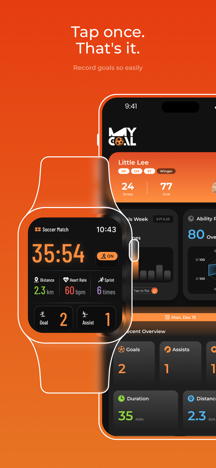 MyGoal screenshot 1